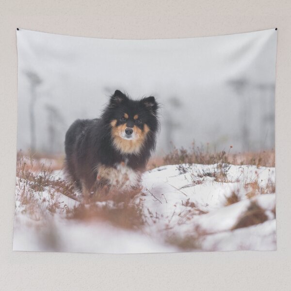 Item preview, Snowy Bog and dog designed and sold by TheNordicNature.