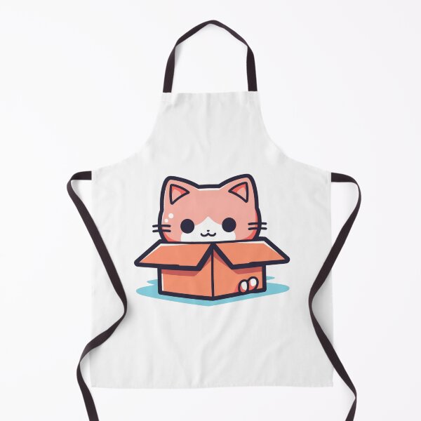 Item preview, Feline Hideaway - Charming Cat Cozily Settled in a Box Sticker designed and sold by Cute Critters Stickers.