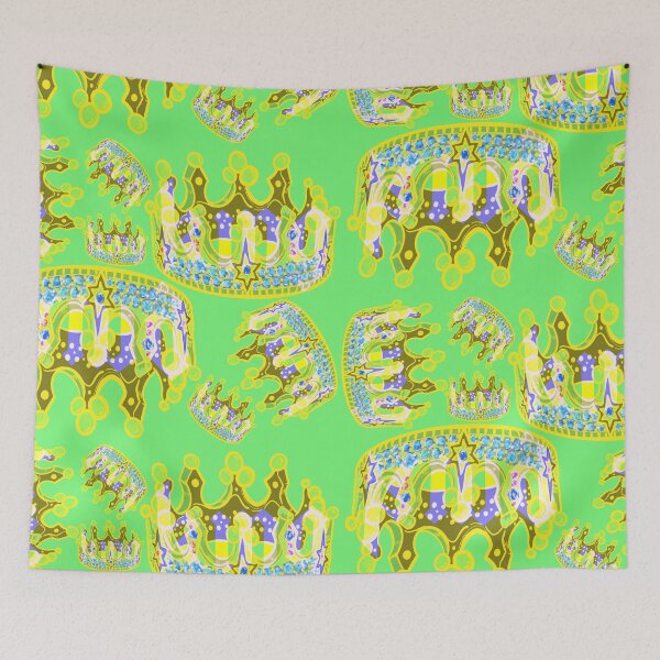Item preview, KINGS CROWN LIGHT GREEN  designed and sold by GIVENGRACE.ART.