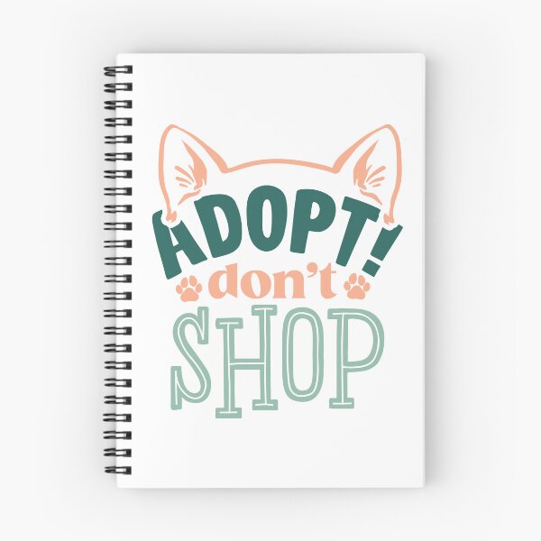 Item preview, Adopt Don't Shop |Pet Adoption Quote designed and sold by Martina Mladenova.