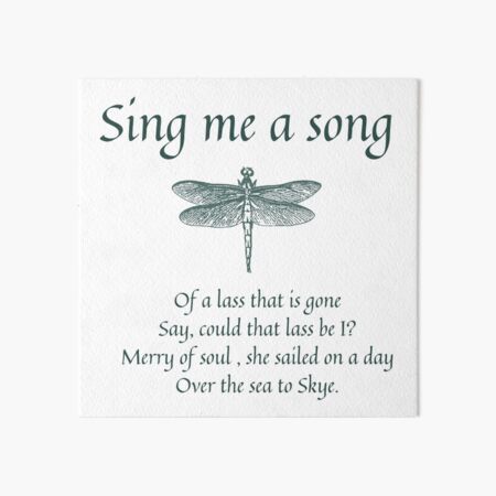 Item preview, Sing Me A Song - for light background designed and sold by aliveinmiddle.