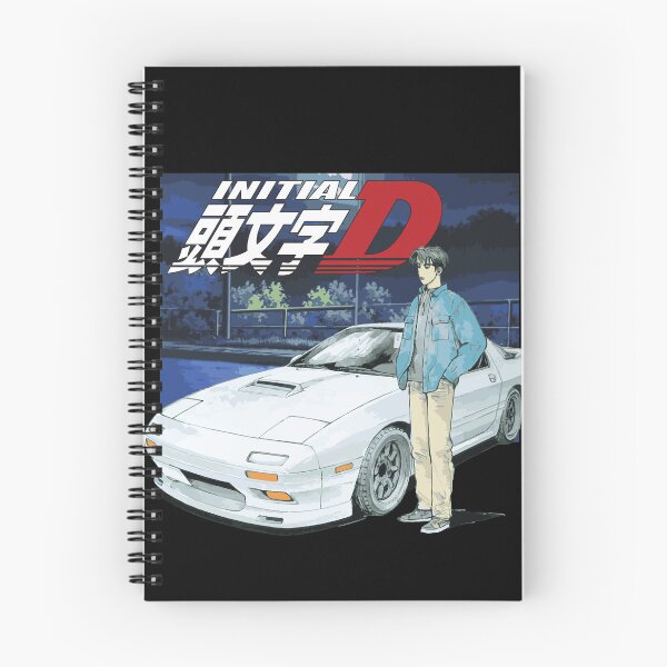 Initial D FC RX7 Stage 1 Drifting - Ryosuke Takahash RedSuns anime