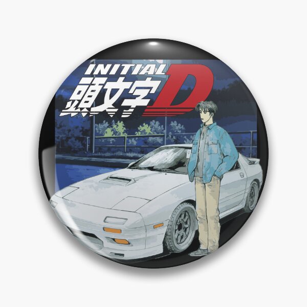 Item preview, Initial D FC RX7 Stage 1 Drifting - Ryosuke Takahash RedSuns anime night designed and sold by cowtownCOWBOY.