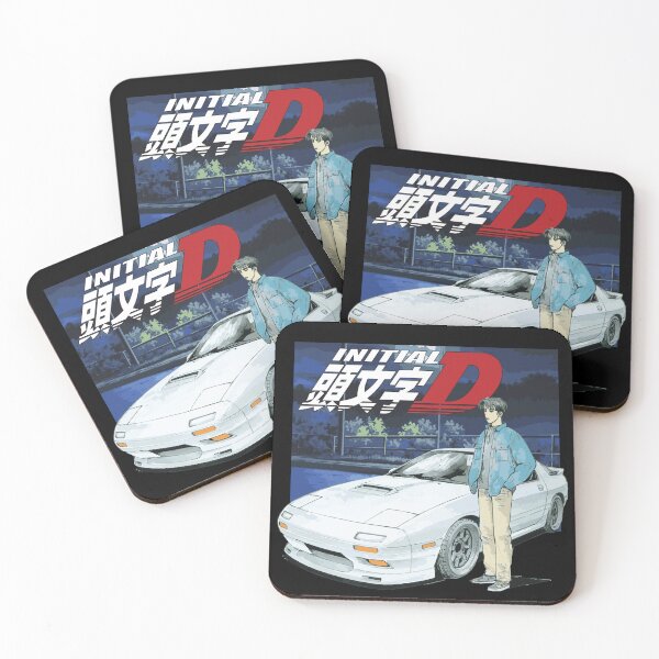 Item preview, Initial D FC RX7 Stage 1 Drifting - Ryosuke Takahash RedSuns anime night designed and sold by cowtownCOWBOY.
