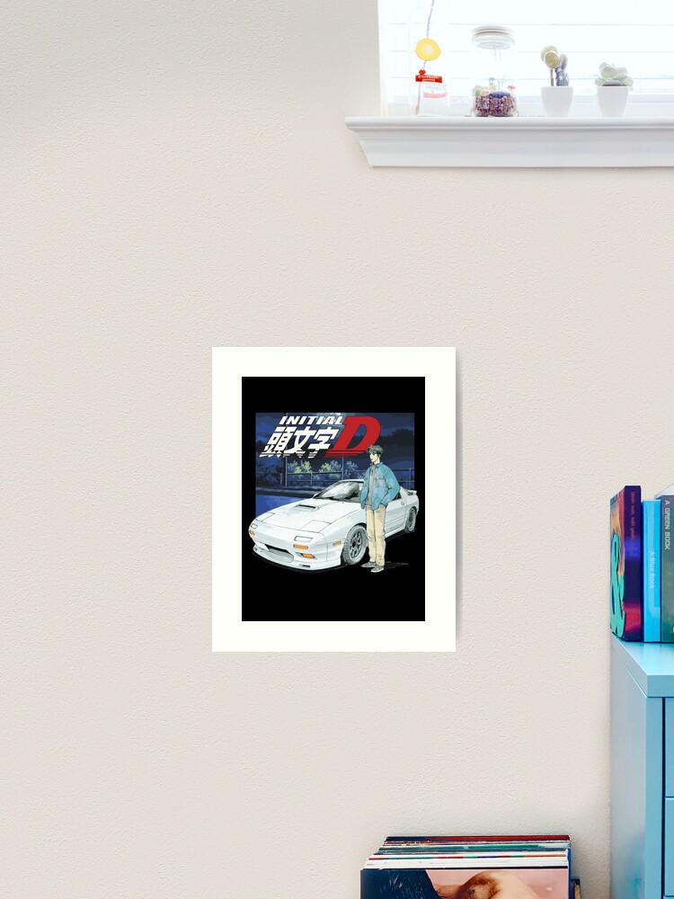 Initial D FC RX7 Stage 1 Drifting - Ryosuke Takahash RedSuns anime night |  Sticker