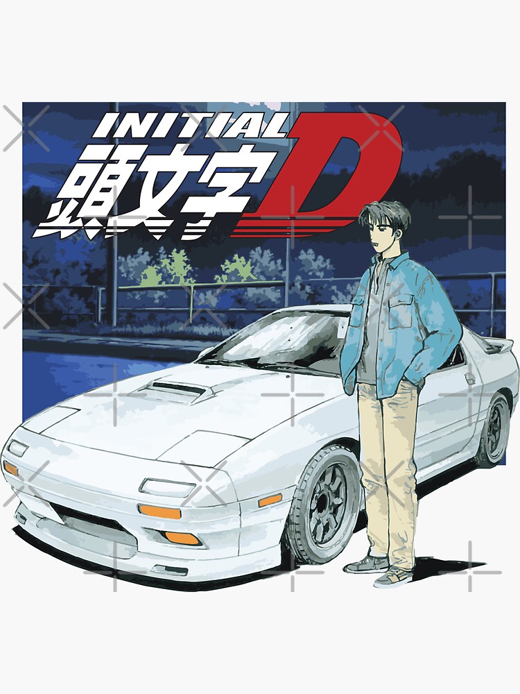 JDM Car Street Drift Race - 86 VS FD anime style T-Shirt sold by Diego  Marmolejo | SKU 628417 | 20% OFF Printerval