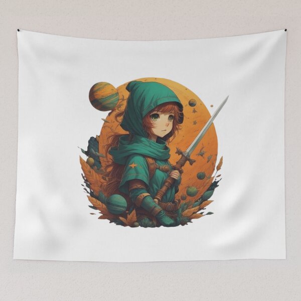 Item preview, Crimson Girl: Space Ninja designed and sold by Diphylleia Grayi.