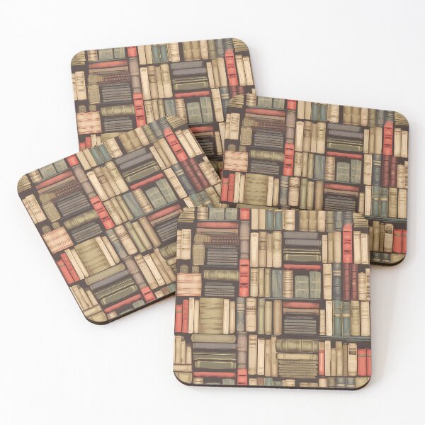 Artikelvorschau, Books On Shelves : Pattern entworfen und verkauft von MTJ-Mushrooms.