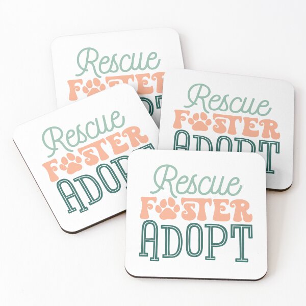 Item preview, Rescue Foster Adopt |Pet Adoption Quote designed and sold by Martina Mladenova.