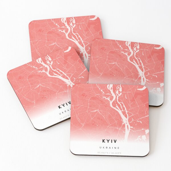 Item preview, Kyiv city map designed and sold by DeluxBee.