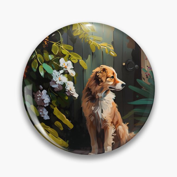 Item preview, A dog in the garden 2 designed and sold by Cr-AI-tive.
