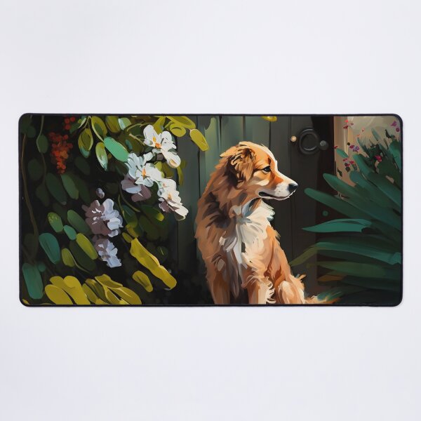 Item preview, A dog in the garden 2 designed and sold by Cr-AI-tive.