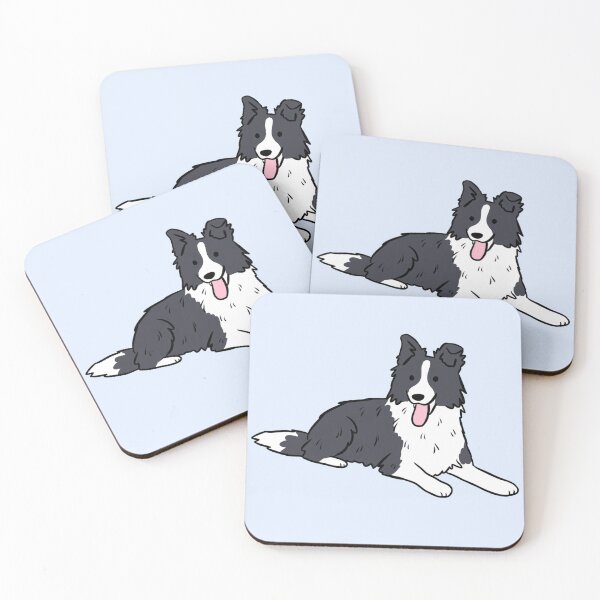 Item preview, Cute border collie illustration  designed and sold by Yarafantasyart.