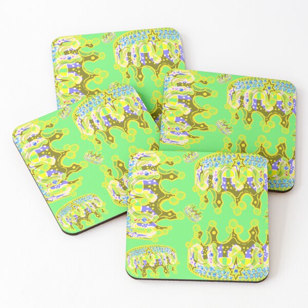 Item preview, QUEENS CROWN LIGHT GREEN  designed and sold by GIVENGRACE.ART.