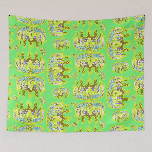 Item preview, QUEENS CROWN LIGHT GREEN  designed and sold by GIVENGRACE.ART.