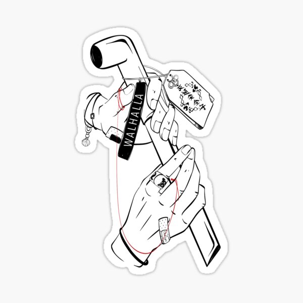 Mains Baji Sticker