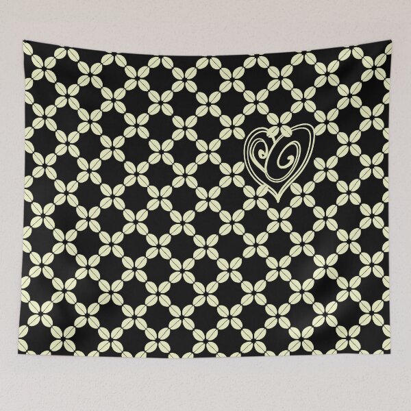 Item preview,  Valentine Love Yellow Ribbon Flower Patterns designed and sold by OwlCanvas.