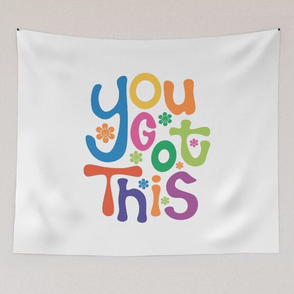 Item preview, State Testing Day Motivational Teacher You Got This Groovy Flowers designed and sold by Dolphin Graphic.