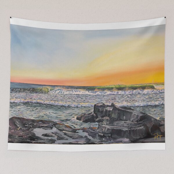 Item preview, Sunrise's Reach at Gap Beach (is beautiful and Peach) designed and sold by SWRDreaming-Art.