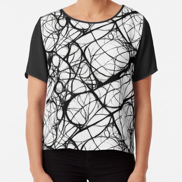 Noir Chiffon Top