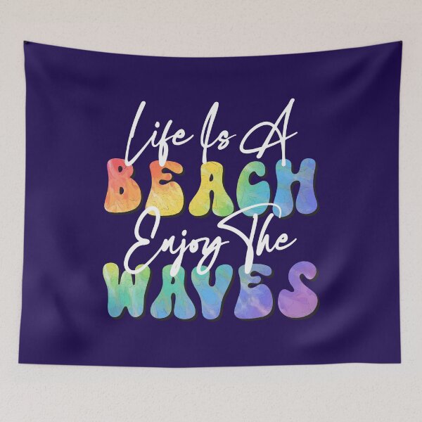 Item preview, Life Is A Beach, Enjoy The Waves designed and sold by FrescoDesign.