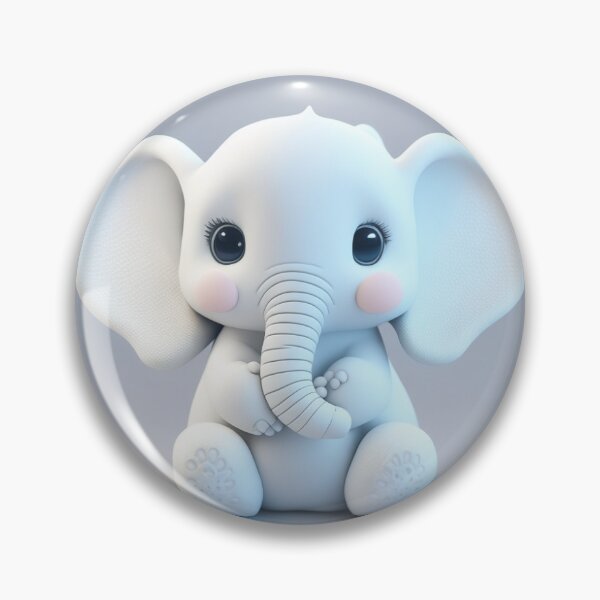 Item preview, Cute baby elephant designed and sold by FuzzieIntuition.