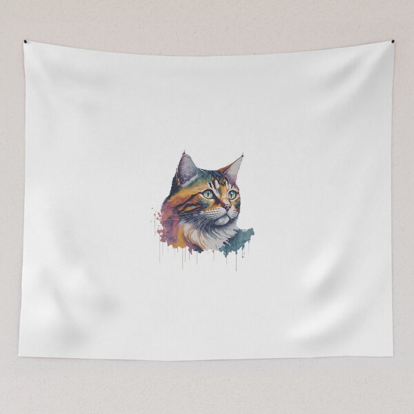 Item preview, cat water cooler illustration  designed and sold by Vvisions.