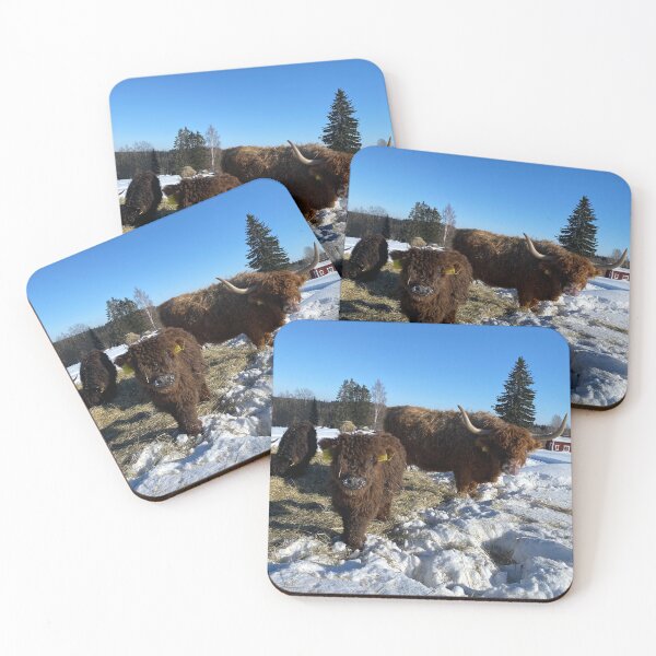 Artikelvorschau, Scottish Highland Cattle Cow and calf 4340 entworfen und verkauft von SaarelaHighland.