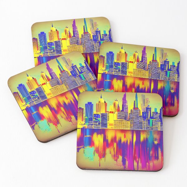 Item preview, Skyline in the style of famous art No. 27 designed and sold by CRAFTER-MEDIA.