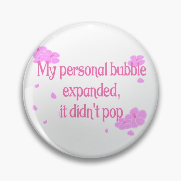 Item preview, Personal Bubble (pink) designed and sold by justchui.