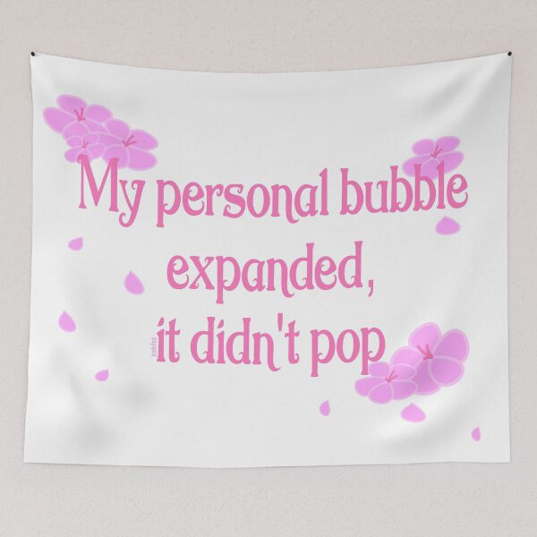Item preview, Personal Bubble (pink) designed and sold by justchui.
