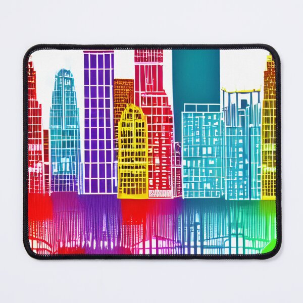 Item preview, Skyline in the style of famous art No. 23 designed and sold by CRAFTER-MEDIA.