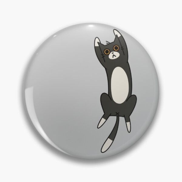 Item preview, Quirky Lying Black Cat designed and sold by artbybiyan.