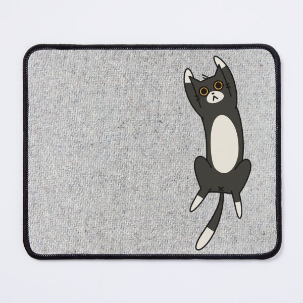 Item preview, Quirky Lying Black Cat designed and sold by artbybiyan.
