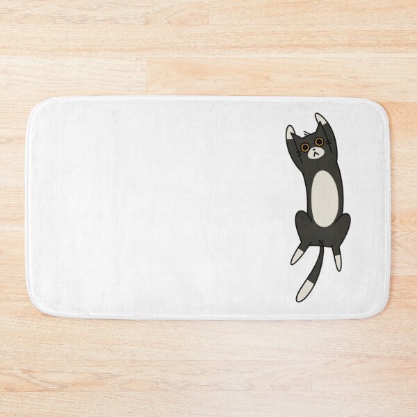 Item preview, Quirky Lying Black Cat designed and sold by artbybiyan.