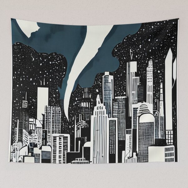 Item preview, Skyline in the style of famous art No. 21 designed and sold by CRAFTER-MEDIA.