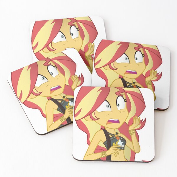 Aperçu de l'œuvre Sunset Shimmer Scared Equestria Girls Plage créée et vendue par Diamanths.