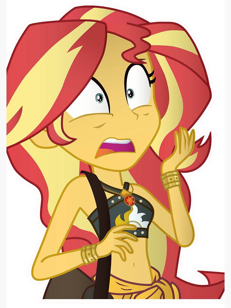 Sunset Shimmer Scared Equestria Girls Beach