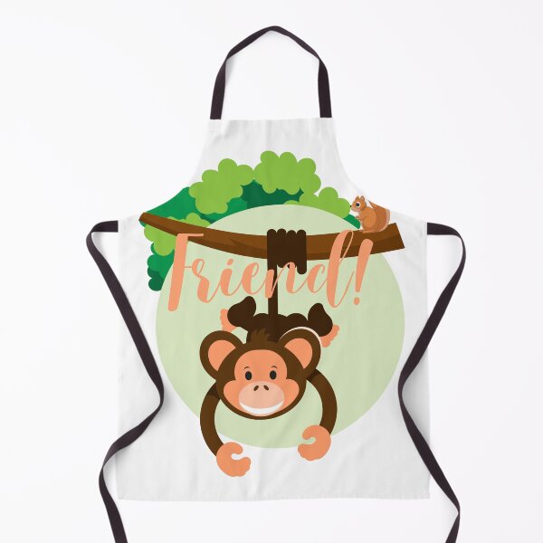 Item preview, Cute animal monkey and squirrel in the jungle. designed and sold by PattyStudio.