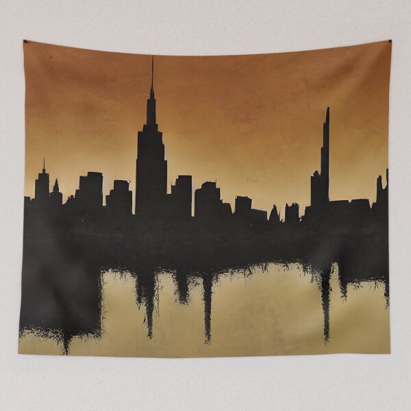 Item preview, Skyline in the style of famous art No. 19 designed and sold by CRAFTER-MEDIA.