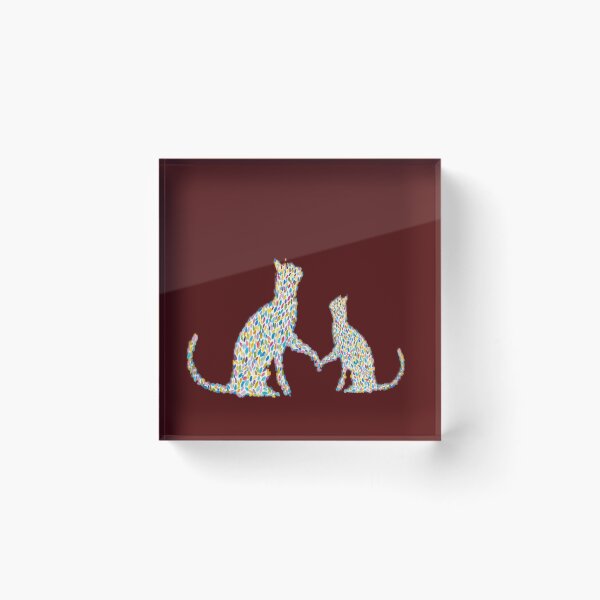 Item preview, MAMA AND KITTEN MOSAIC designed and sold by THE AMERICAN TEEVANGELIST.
