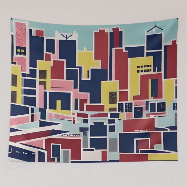 Item preview, Skyline in the style of famous art No. 16 designed and sold by CRAFTER-MEDIA.