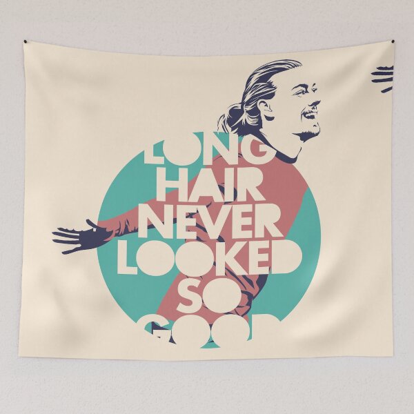 Item preview, Long Hair Never Looked So Good! designed and sold by Strip Tees.
