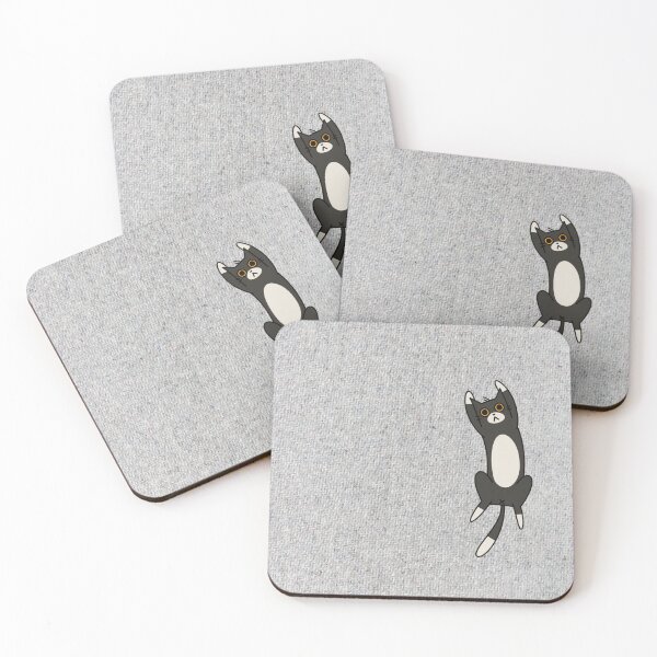 Item preview, Quirky Lying Black Cat designed and sold by artbybiyan.