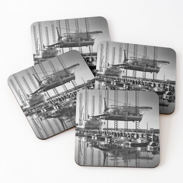 Item preview, Big Ships and Little Boats - Monochrome designed and sold by Violaman.