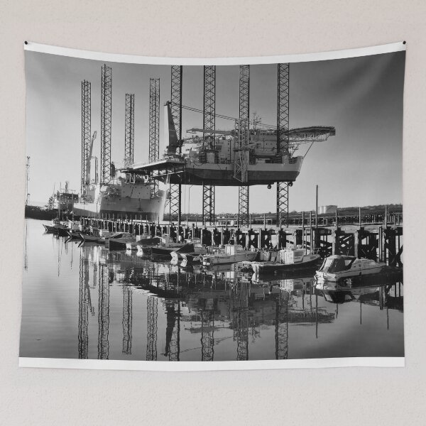 Item preview, Big Ships and Little Boats - Monochrome designed and sold by Violaman.