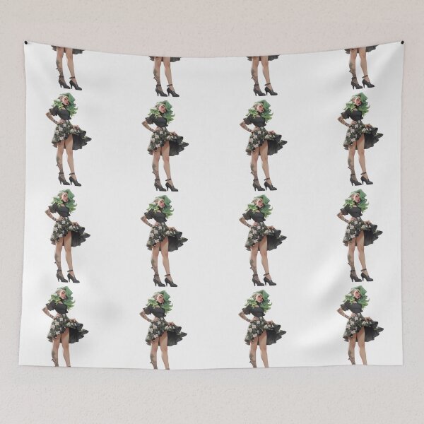 Item preview, Green-haired girl in dresses designed and sold by mooonstyle.