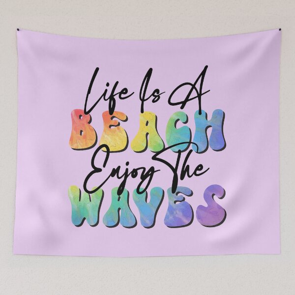 Item preview, Life Is A Beach, Enjoy The Waves designed and sold by FrescoDesign.