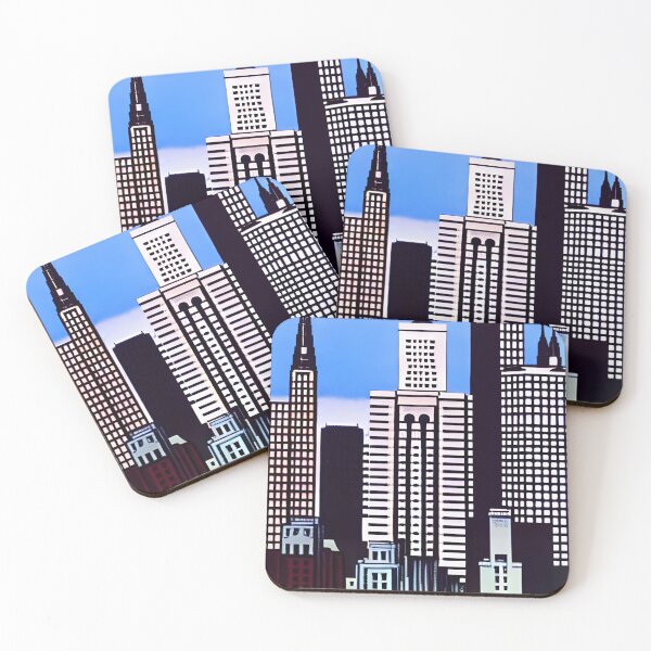 Item preview, Skyline in the style of famous art No. 8 designed and sold by CRAFTER-MEDIA.