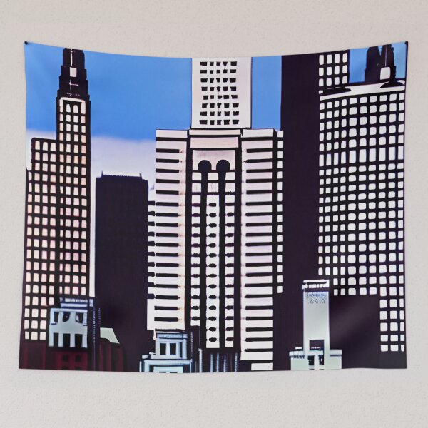 Item preview, Skyline in the style of famous art No. 8 designed and sold by CRAFTER-MEDIA.